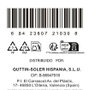 Quttin Cuchillo Mondador Sybarite 6.5 cm Acero Premium (24 Unidades)