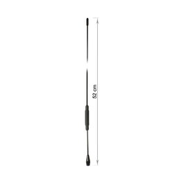 DeLOCK Antena omnidireccional exterior 380 - 410 MHz M6, ganancia 2.5 dBi, 51.8 cm, negro, ref. 12438