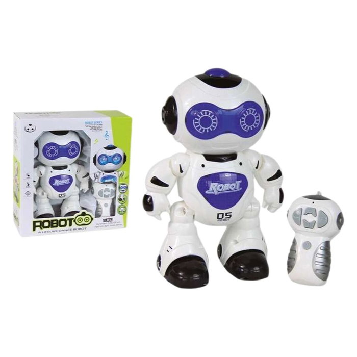 JugaToys Robot radio control 24 cm con luces y sonidos