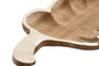 DKD Home Decor Centro de Mesa Teca y Capiz Natural 45x20x2