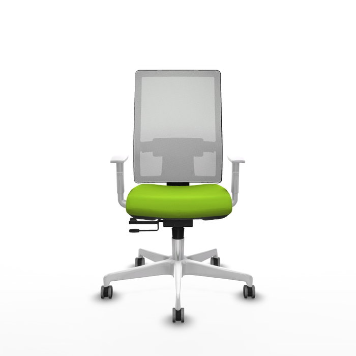 PIQUERAS Y CRESPO Silla de oficina Horna con mecanismo Sincro/Traslack, Pistacho y Blanco PIQUERAS Y CRESPO Silla de oficina Horna con mecanismo Sincro/Traslack, Pistacho y Blanco