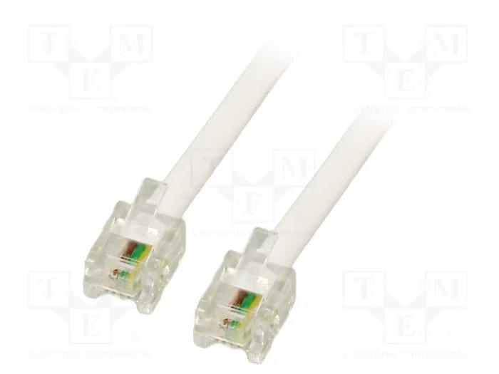 GOOBAY Cable Telefónico RJ11 15m Blanco GOOBAY Cable Telefónico RJ11 15m Blanco
