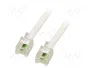 GOOBAY Cable Telefónico RJ11 15m Blanco