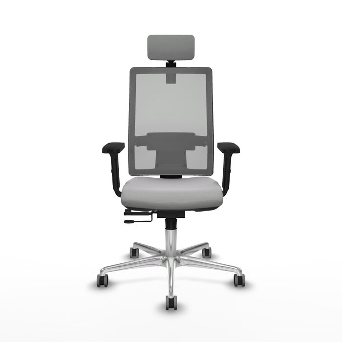 PIQUERAS Y CRESPO Silla de oficina Horna Gris con Mecanismo Sincro/Traslack PIQUERAS Y CRESPO Silla de oficina Horna Gris con Mecanismo Sincro/Traslack