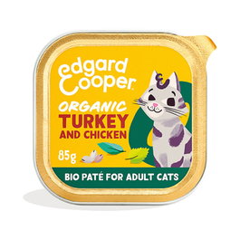 EC FELINE Paté Adulto Orgánico Pavo Tarrina 16x85g