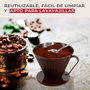 Fackelmann Portafiltro de café nº 4 con asa