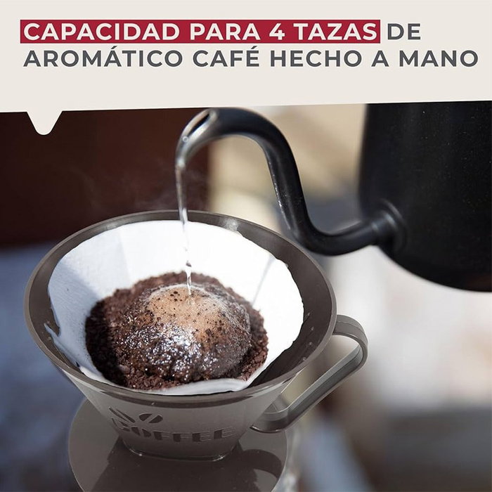 Fackelmann Portafiltro de café nº 4 con asa