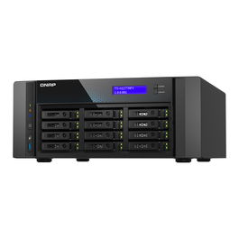 QNAP TS-h1277AFX-R7-32G NAS, Torre 12 bahías, AMD Ryzen 7 5800X 8 núcleos 3.8 GHz, 32 GB DDR5, RAID, 4 puertos LAN 10GbE, QuTS hero