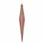 Set Adornos de Navidad Krist+ Rosa Dorado PVC Alargado 3 x 3 x 18,5 cm (12 Unidades)