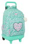 Safta Mochila Grande con Ruedas Compact Extraible Cuore 33x45x22 cm