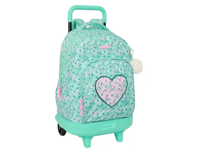 Safta Mochila Cuore con Ruedas Compact Extraíble 450x330x220 mm