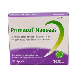 INTERPHARMA Primacol Nauseas 30Capsulas