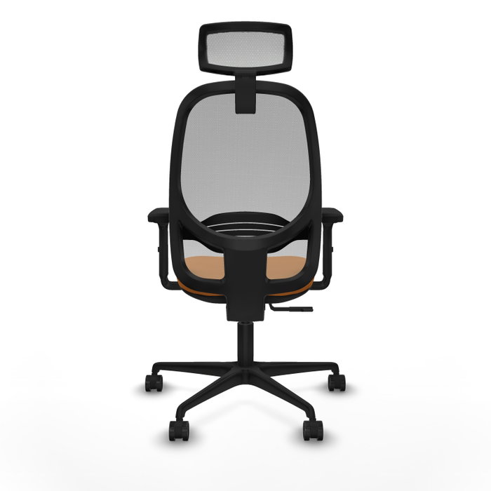 PIQUERAS Y CRESPO Silla de oficina Cilanco Naranja y Gris PIQUERAS Y CRESPO Silla de oficina Cilanco Naranja y Gris