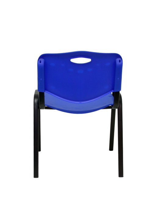 Silla Iso de PVC color Negro. Sin brazos Silla Iso de PVC color Negro. Sin brazos