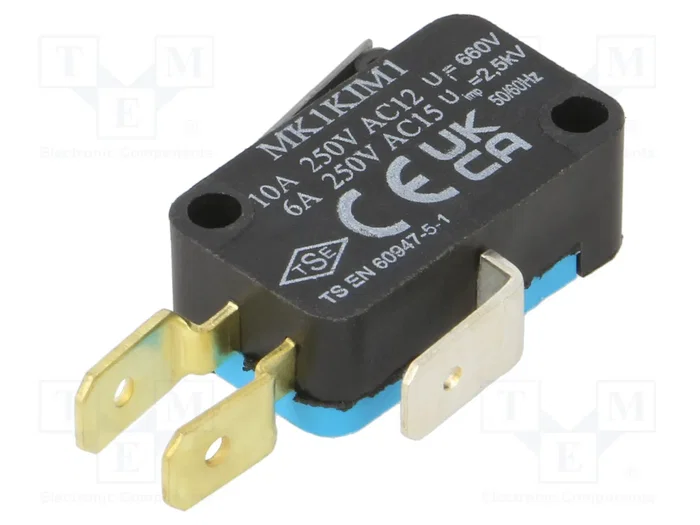 EMAS Microconmutador SNAP ACTION SPDT con palanca corta