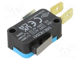 EMAS Microconmutador SNAP ACTION SPDT con palanca corta