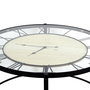 Home Deco Factory Industriel Mesa Auxiliar Reloj Diámetro 90 cm Alto 50 cm