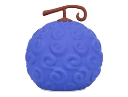 Wondee Squishy Glo One Piece (Netflix) Lámpara de Silicona Gum Gum Fruit - Táctil, Quitamiedos, Luz Ambiental para Fans del Anime - Producto Oficial