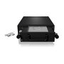 ICY BOX IB-148SSK-B Bandeja para Disco Duro 2.5/3.5" SATA/SAS a SATA Host 5.25" Hot Swap