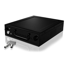 ICY BOX IB-148SSK-B Bandeja para Disco Duro 2.5/3.5" SATA/SAS a SATA Host 5.25" Hot Swap