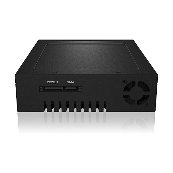 ICY BOX IB-148SSK-B Bandeja para Disco Duro 2.5/3.5" SATA/SAS a SATA Host 5.25" Hot Swap