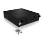 ICY BOX IB-148SSK-B Bandeja para Disco Duro 2.5/3.5" SATA/SAS a SATA Host 5.25" Hot Swap