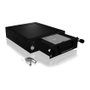 ICY BOX IB-148SSK-B Bandeja para Disco Duro 2.5/3.5" SATA/SAS a SATA Host 5.25" Hot Swap