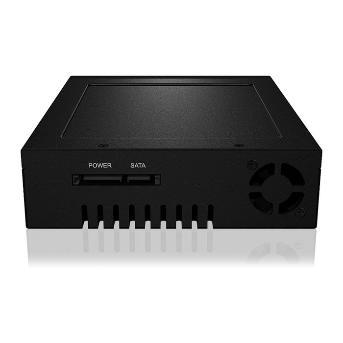 ICY BOX IB-148SSK-B Bandeja para Disco Duro 2.5/3.5" SATA/SAS a SATA Host 5.25" Hot Swap