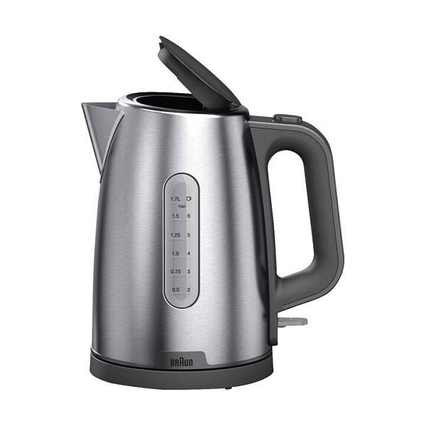 Braun WK 1500 GY Hervidor de Agua PurShine 1,7L 2200W Gris Acero Inoxidable Braun WK 1500 GY Hervidor de Agua PurShine 1,7L 2200W Gris Acero Inoxidable