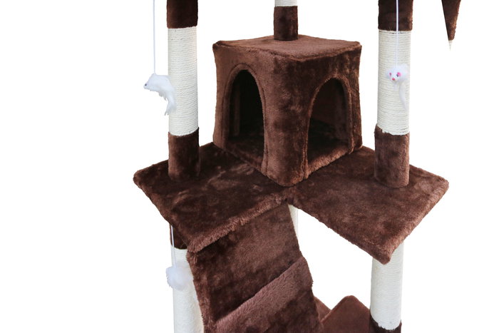 Gloria Cat Tree Marrón 50*50*170 cm Gloria Cat Tree Marrón 50*50*170 cm