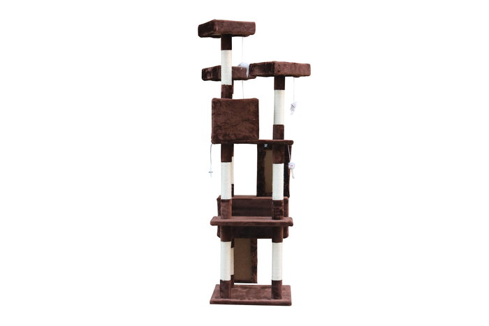 Gloria Cat Tree Marrón 50*50*170 cm Gloria Cat Tree Marrón 50*50*170 cm