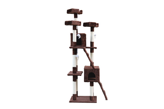 Gloria Cat Tree Marrón 50*50*170 cm Gloria Cat Tree Marrón 50*50*170 cm