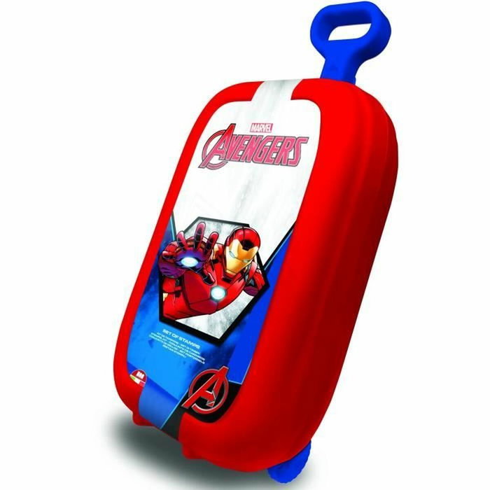 Multiprint Carro con 7 Sellos Ironman, 5 Lápices y 18 Rotuladores Multiprint Carro con 7 Sellos Ironman, 5 Lápices y 18 Rotuladores