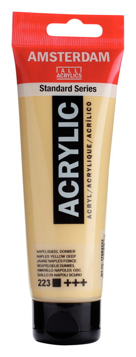 Amsterdam Amsterdam Standard Series Pintura Acrílica Tubo 120 ml Amarillo Nápoles Oscuro 223 Amsterdam Amsterdam Standard Series Pintura Acrílica Tubo 120 ml Amarillo Nápoles Oscuro 223
