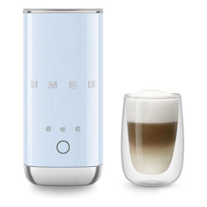 Smeg MFF02PBEU Espumador de Leche Automático 3 Funciones Pastel Blue