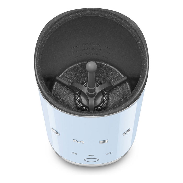 Smeg MFF02PBEU Espumador de Leche Automático 3 Funciones Pastel Blue