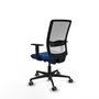 PIQUERAS Y CRESPO Silla de oficina Haches Azul y Blanco