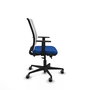 PIQUERAS Y CRESPO Silla de oficina Haches Azul y Blanco