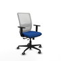 PIQUERAS Y CRESPO Silla de oficina Haches Azul y Blanco
