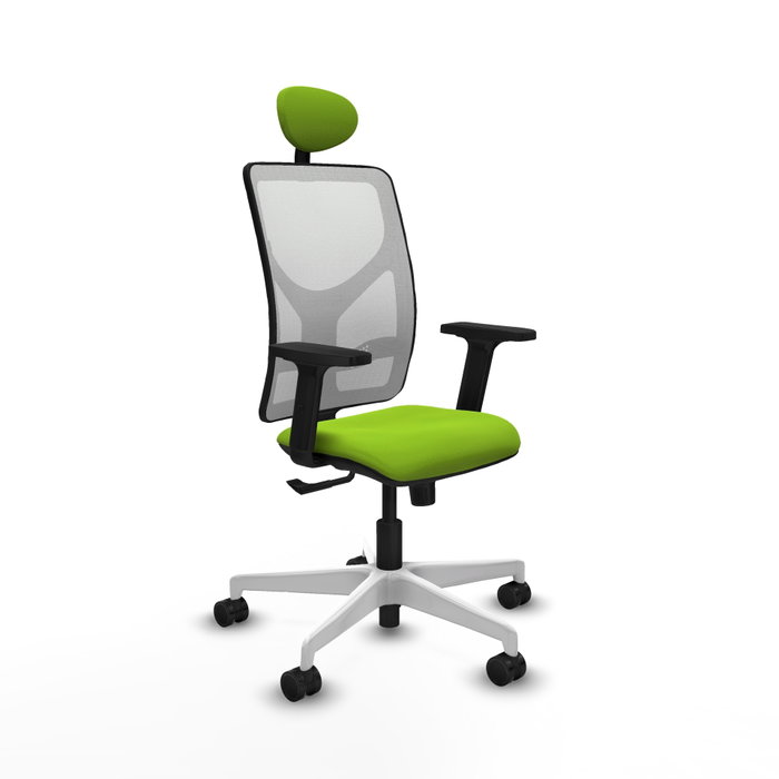 PIQUERAS Y CRESPO Silla de oficina Motilla con mecanismo Sincro, Pistacho y Blanco PIQUERAS Y CRESPO Silla de oficina Motilla con mecanismo Sincro, Pistacho y Blanco