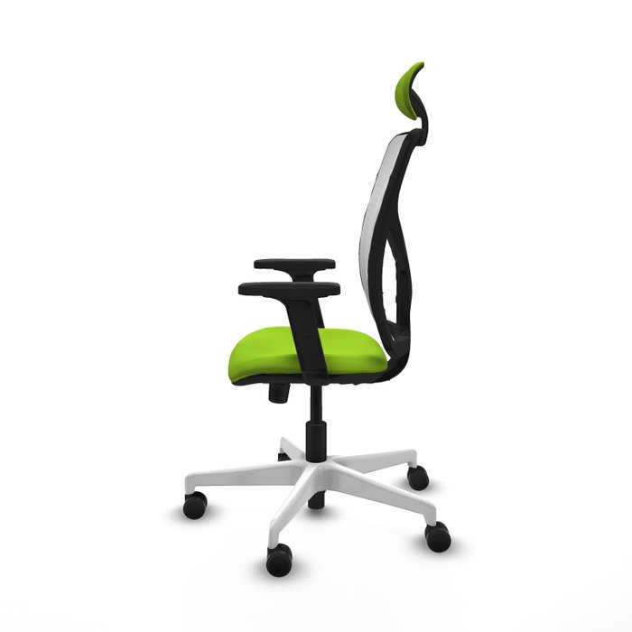 PIQUERAS Y CRESPO Silla de oficina Motilla con mecanismo Sincro, Pistacho y Blanco PIQUERAS Y CRESPO Silla de oficina Motilla con mecanismo Sincro, Pistacho y Blanco