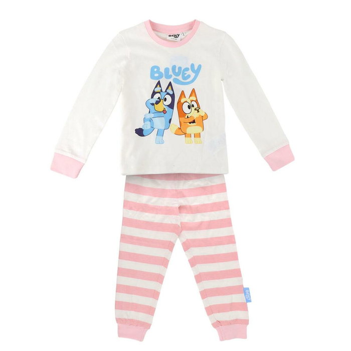 Cerdá Pijama Largo Single Jersey Bluey 3 Años Beige