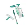 Leifheit 51003 Kit Aspirador de Ventanas Dry & Clean con Mango y Limpiador, Limpiador Multiusos sin Rayas