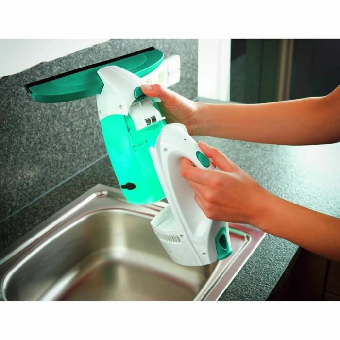 Leifheit Kit de aspiradora de ventanas Dry & Clean con mango y limpiador Leifheit Kit de aspiradora de ventanas Dry & Clean con mango y limpiador