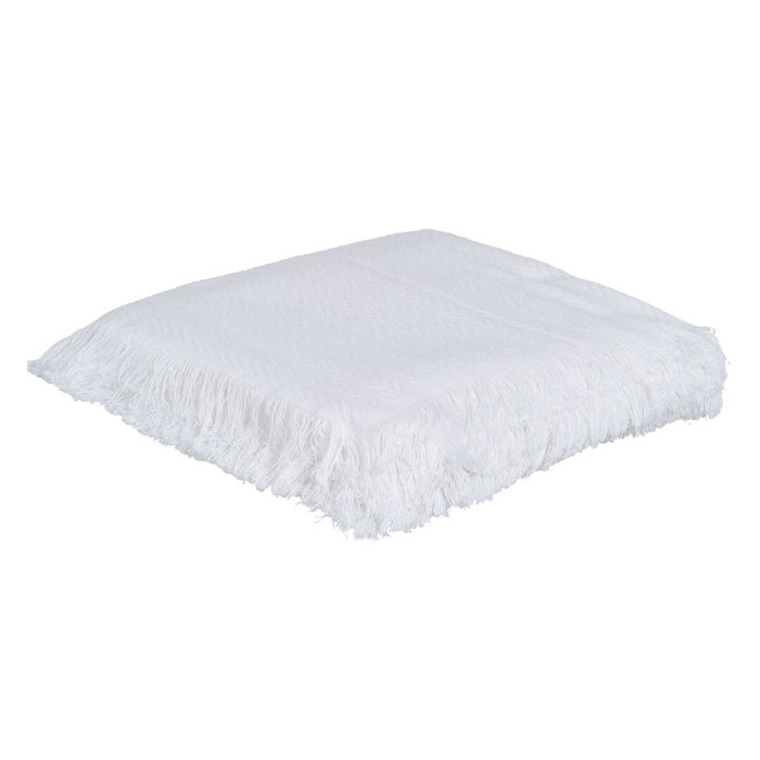 Ixia Plaid Espiga Blanco Algodón Decoración 280 x 260 cm Ixia Plaid Espiga Blanco Algodón Decoración 280 x 260 cm