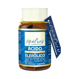 Tongil Ácido Elenólico 30 Cápsulas - Extracto de Hoja de Olivo, Vitamina C - Antiviral para Gripe, Catarro y Bronquitis