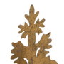 Portavelas Árbol Oro Metal Decoración 20 X 9,50 X 32 cm