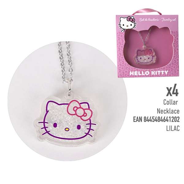 Cerdá Bisuteria Display Hello Kitty Diseños 1-6 - Set de Exhibición de Joyería, Color Rosa