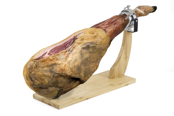 Quttin Jamonero de Bambú con Rótula Giratoria (Pack de 3) unidades Quttin Jamonero de Bambú con Rótula Giratoria (Pack de 3) unidades