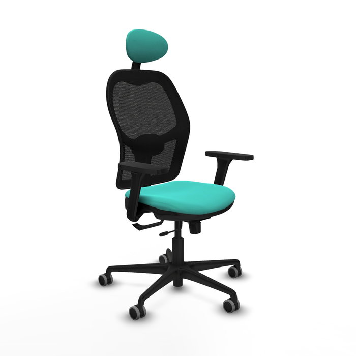 PIQUERAS Y CRESPO Silla de oficina Jorquera Sincro/Traslack Turquesa y Negro PIQUERAS Y CRESPO Silla de oficina Jorquera Sincro/Traslack Turquesa y Negro
